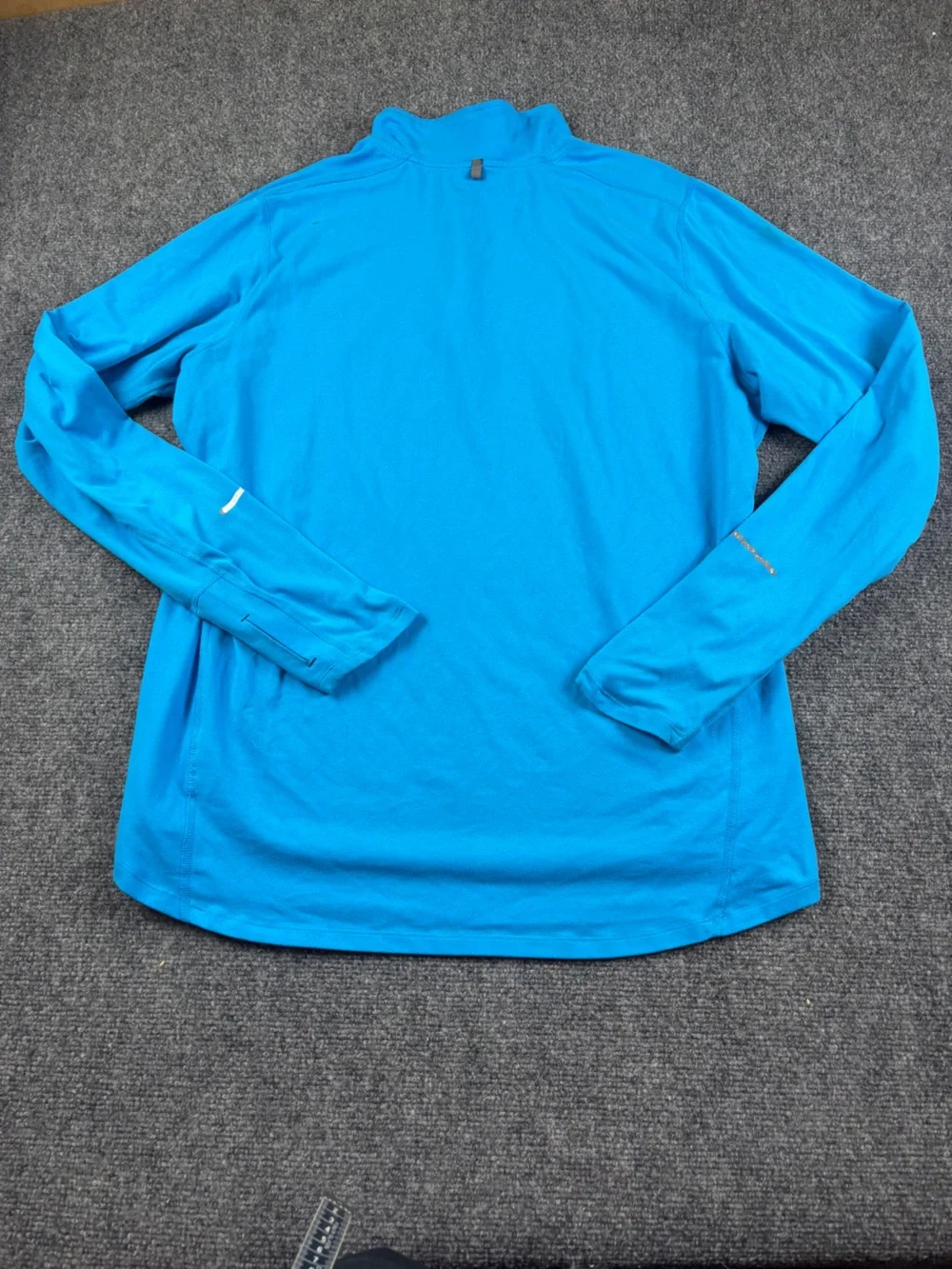 NIKE Women’s Dri-Fit Blue 1/4 Zip Nike Element Athletic Shirt size: Large